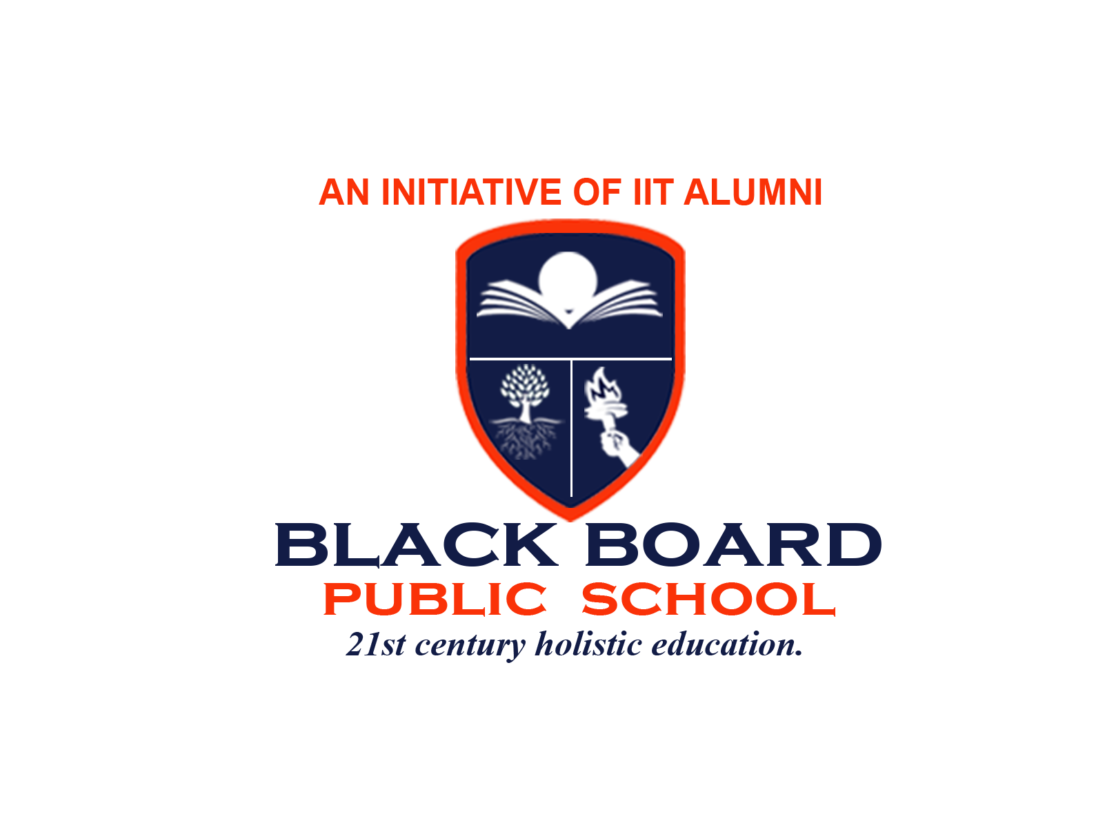 Black Board Public School Logo